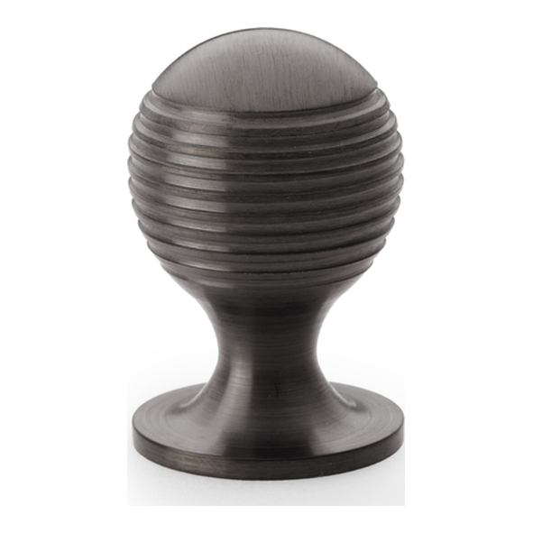 AW832-25-DBZPVD • 25mm • Dark Bronze • Alexander & Wilks Caesar Cupboard Knob on Round Rose